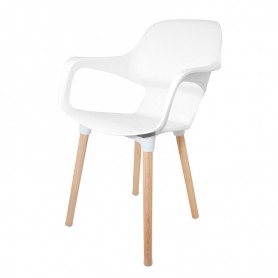 FAUTEUIL AVEC ACCOUDOIRS MODÈLE ITALIA BLANC GASOLINE 2