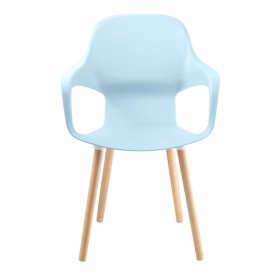 FAUTEUIL AVEC ACCOUDOIRS MODÈLE ITALIA BLEU GASOLINE