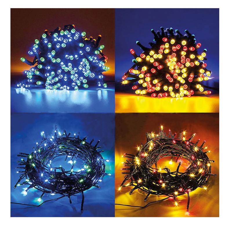Guirlande lumineuse multicouleur avec 8 modes...