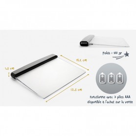 LAMPE DE LECTURE LED FORMAT LIVRE DE POCHE IREADD DYNABASS 2