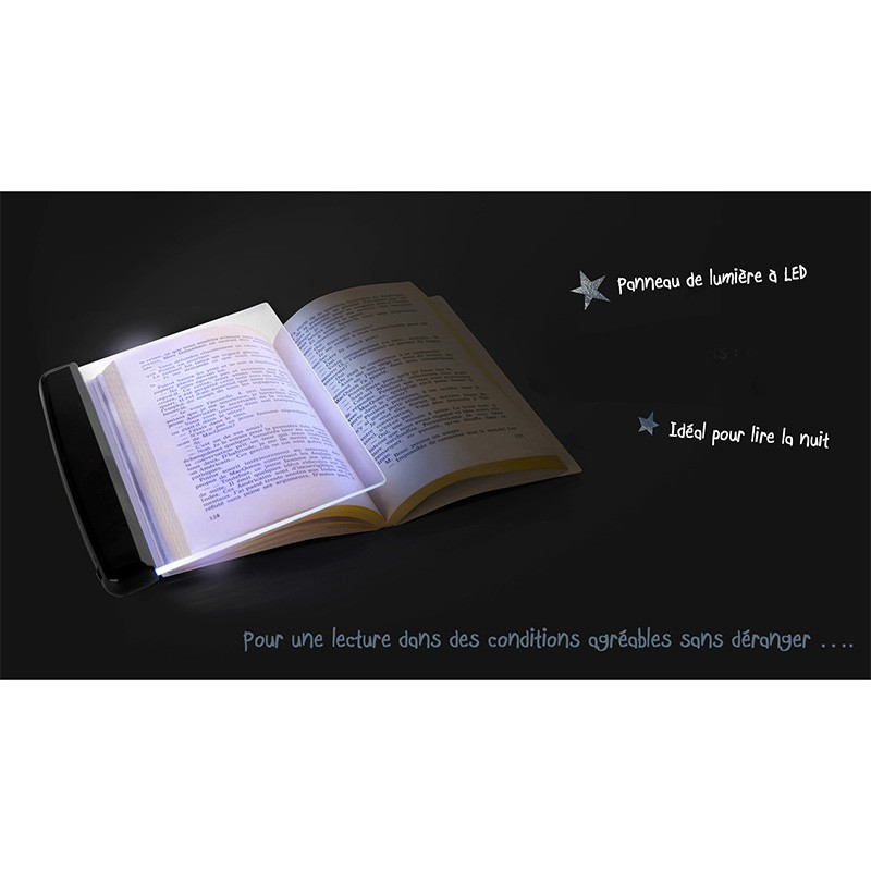 LAMPE DE LECTURE LED FORMAT LIVRE DE POCHE IREADD DYNABASS