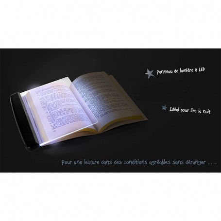 LAMPE DE LECTURE LED FORMAT LIVRE DE POCHE IREADD DYNABASS