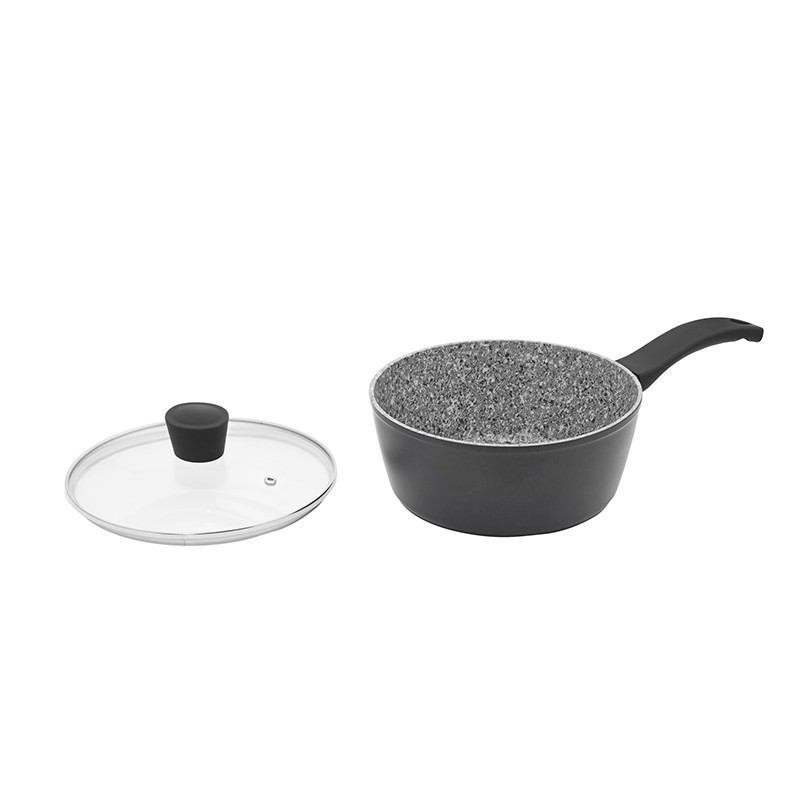 Casserole aluminium Forgé anti adhésif 18cm GRANIT IN Kitchencook