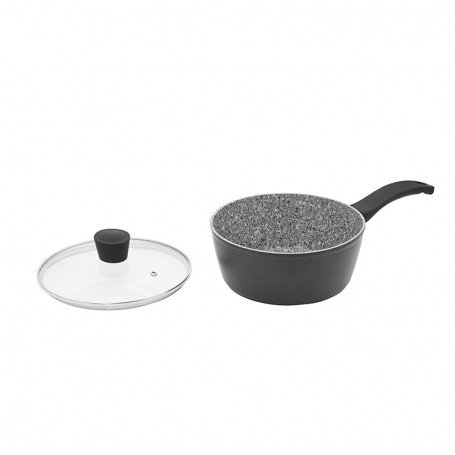 Casserole aluminium Forgé anti adhésif 18cm GRANIT IN Kitchencook