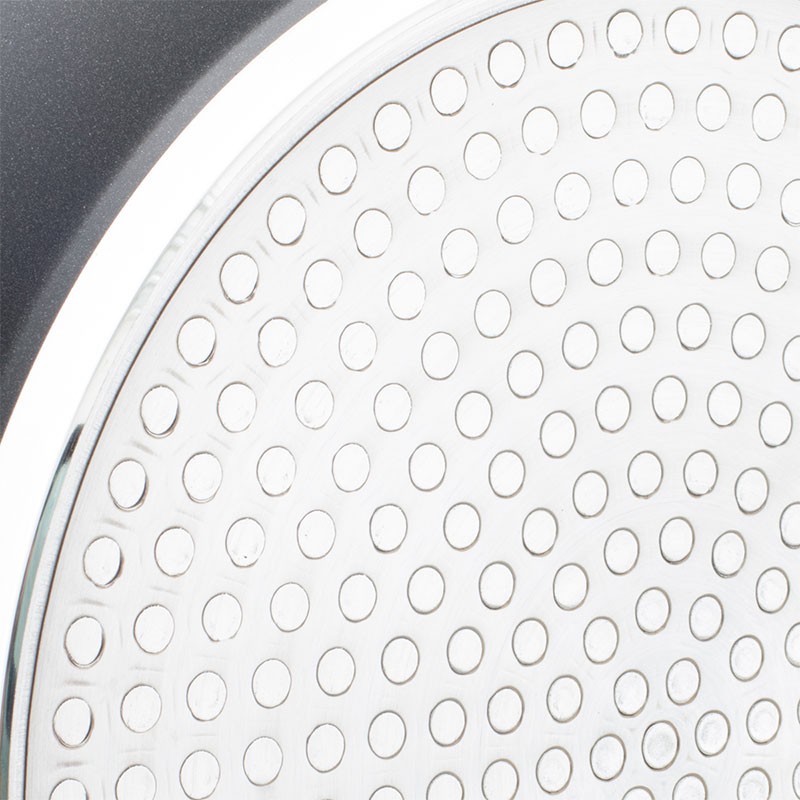 POÊLE EN ALUMINIUM FORGE 24CM EFFET GRANITE ANTI-ADHÉSIVE P24TFI