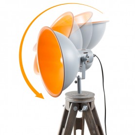 LAMPADAIRE 145CM BOIS ET MÉTAL MODÈLE FACTORY MAC-ANDREWS 2