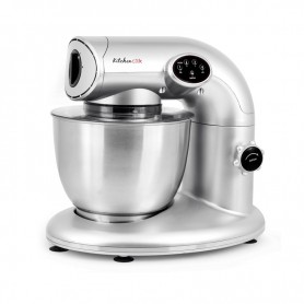 Robot pétrin avec bol inox 5 L AK80 Kitchencook Gris