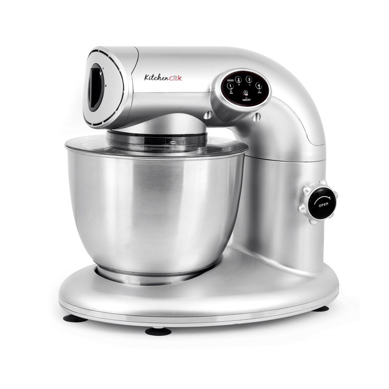 Robot pétrin avec bol inox 5 L AK80 Kitchencook Gris