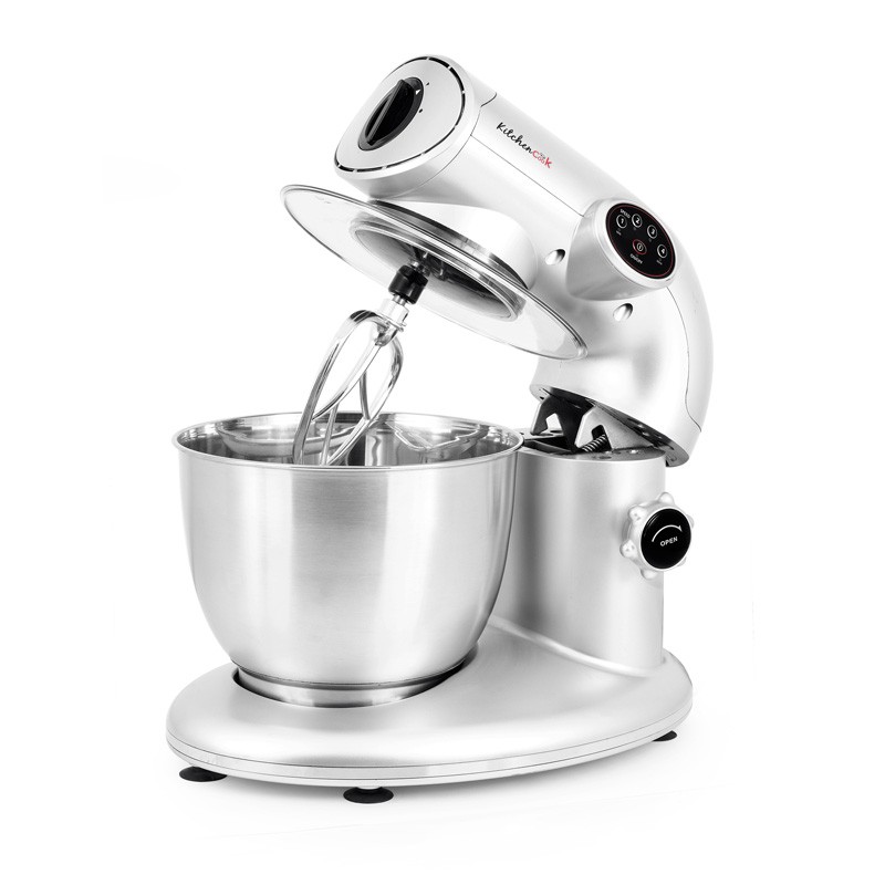 Robot pétrin avec bol inox 5 L AK80 Kitchencook Gris