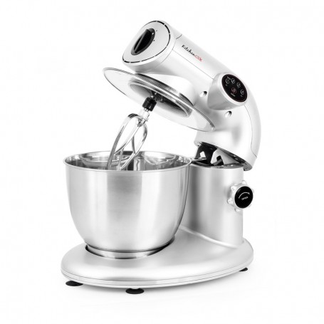 Robot pétrin avec bol inox 5 L AK80 Kitchencook Gris