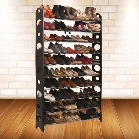 ÉTAGÈRE RANGE CHAUSSURES EMPILABLE 50 PAIRES ACS50 GARNIER