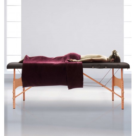 Table de massage pliante avec accessoires et housse TDM102 noir Yoghi