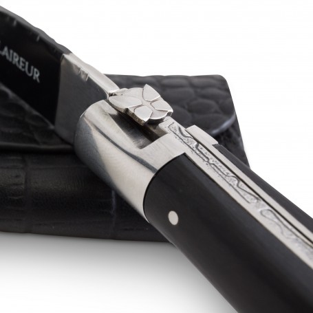 COUTEAU DE POCHE L'ECLAIREUR EN BOIS DE GRENADILLE MODÈLE BARMAN