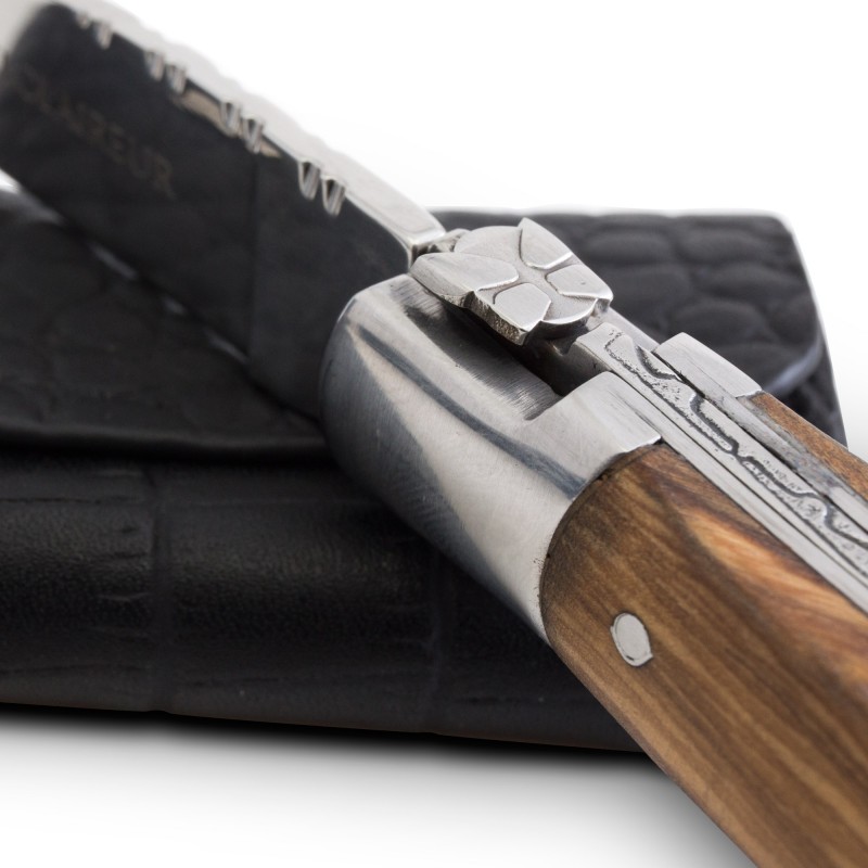 COUTEAU BOIS OLIVIER MODELE BARMAN BOIS OLIVIER