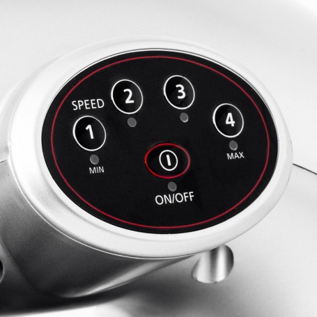 Robot pétrin avec bol inox 5 L AK80 Kitchencook Gris