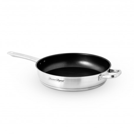 POÊLE EN ACIER INOXYDABLE SATINE 32CM TFI LIMITED DURAND DUPONT