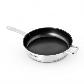 POÊLE EN ACIER INOXYDABLE SATINE 32CM TFI LIMITED DURAND DUPONT 2