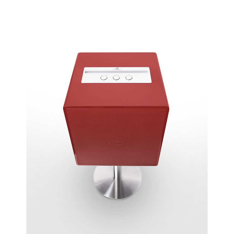 Enceinte bluetooth avec subwoofer PIANO rouge de Dynabass