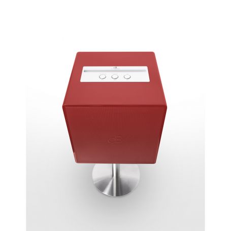 Enceinte bluetooth avec subwoofer PIANO rouge de Dynabass