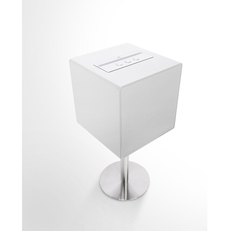 Enceinte bluetooth avec subwoofer PIANO blanc de Dynabass