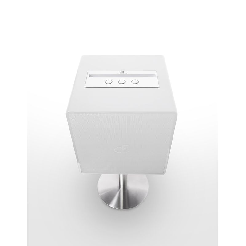 Enceinte bluetooth avec subwoofer PIANO blanc de Dynabass