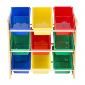 Meuble de rangement 3 étages et 9 casiers MEJ9 de Prego