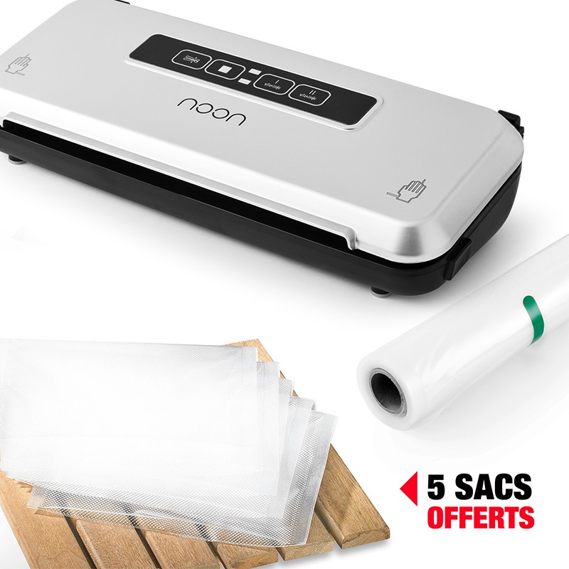 Machine sous vide tactile avec rouleau de sacs...