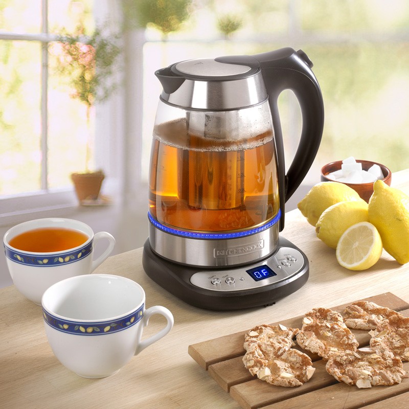Bouilloire avec température réglable et panier à thé TEATIME Kitchencook