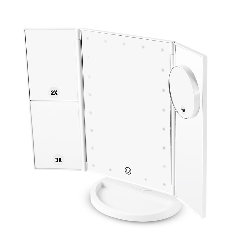 Miroir lumineux et grossissant x1, x2 et x3 TRIPTY3 Yoghi