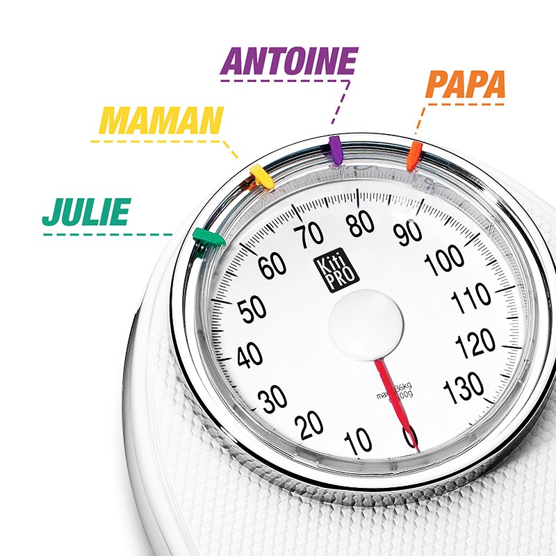 Pèse personne mécanique grand cadran DR SCALE...