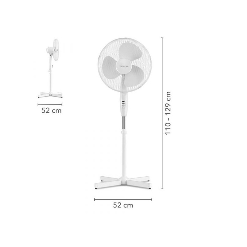 VENTILATEUR SUR PIED 3 VITESSES ZEN_TVE16