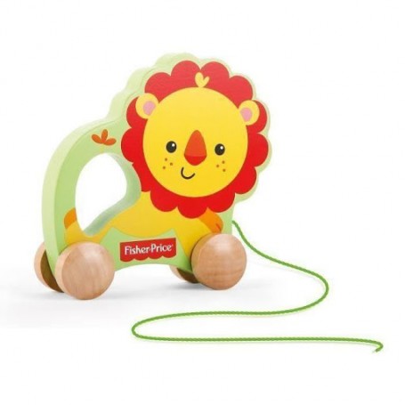 Mon Premier Lion A Tirer En Bois LION_FISHERPRICE