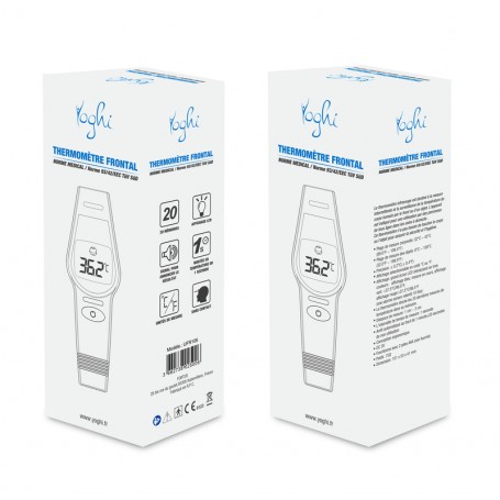 Thermomètre frontal numérique – Norme Médical 93-42-EEC UFR106