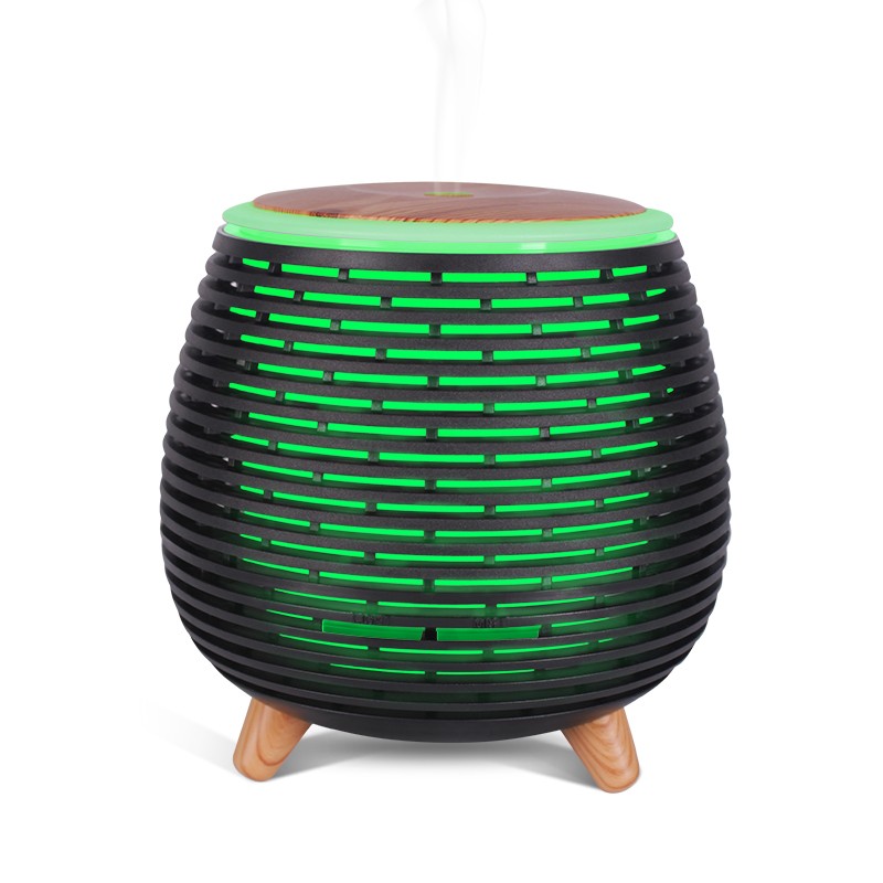 Diffuseur d'arôme, humidificateur et lampe Ultrasonique AROMI noir Yoghi