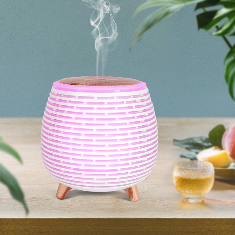 Diffuseur d'arôme, humidificateur et lampe Ultrasonique AROMI blanc Yoghi