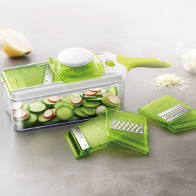 Mandoline Ajustable 4en1 inox SLICY_EXPRESS Cookart 2