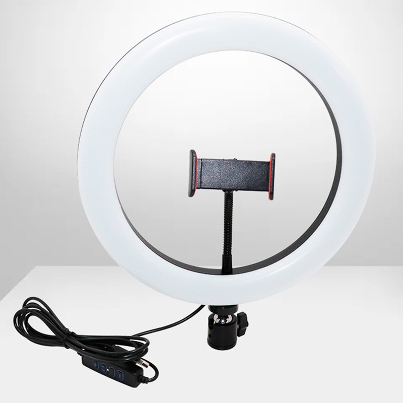 SELFIE SUR PIED AVEC ANNEAU LUMINEUX RÉGLABLE 10’ SUPPORT SMARTPHONE RL10 de WI-LIGHT