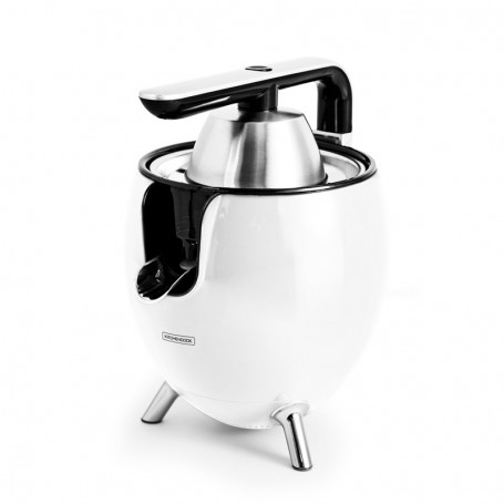 Presse agrumes double cônes avec filtre en acier PRESSPOD blanc Kitchencook