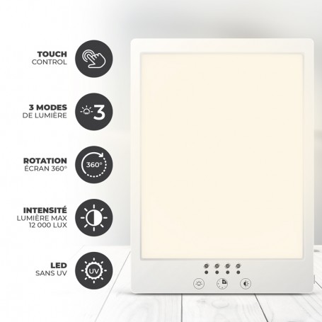 Tablette lumineuse sans UV 3 types de lumières LUM10 Therasun