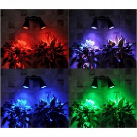 Double projecteur LED multicolores solaire L350 Wi-Light 2