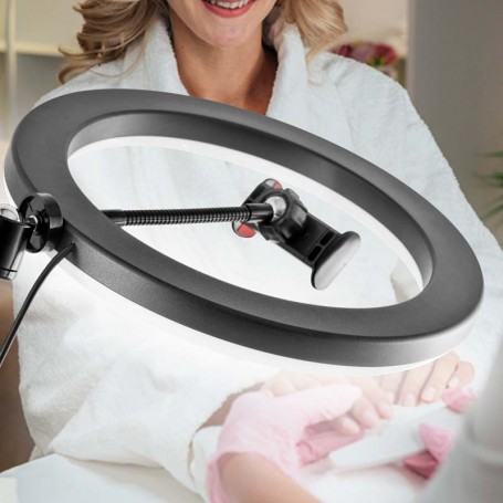 Trépied selfie avec anneau lumineux 3 couleurs RL1 Wi Light