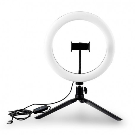 Trépied selfie avec anneau lumineux 3 couleurs RL1 Wi Light