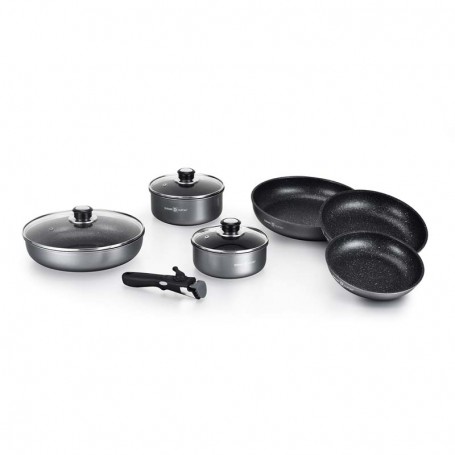 Batterie de Cuisine 10 Pcs aluminium anti adhésif TFI EDGE Durand Dupont