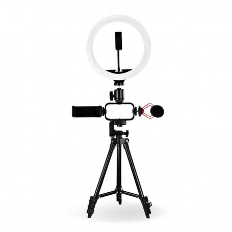 Trépied vlogging avec LED Livestreaming et microphone VLOG 550 Wi Light