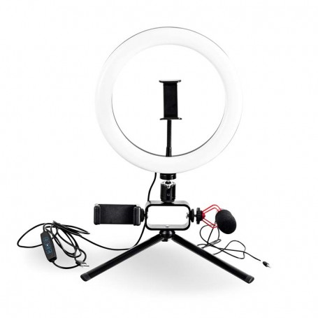 TRÉPIED VLOGGING KIT ET LIVESTREAMING AVEC ANNEAU LUMINEUX VLOG 350 DE WI-LIGHT