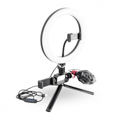 Trépied vlogging et livestreaming avec LED et microphone VLOG 350 Wi Light