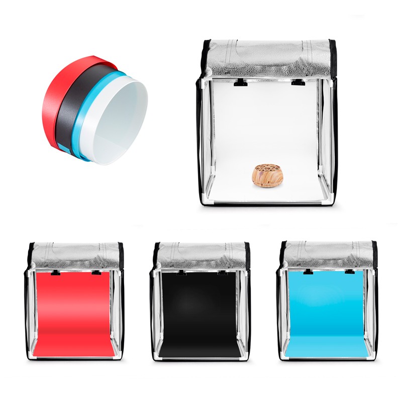 Mini studio photo pliable avec luminosité réglable STUDIOBOX L Wi-Light