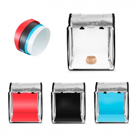 Mini studio photo pliable avec luminosité réglable STUDIOBOX L Wi-Light