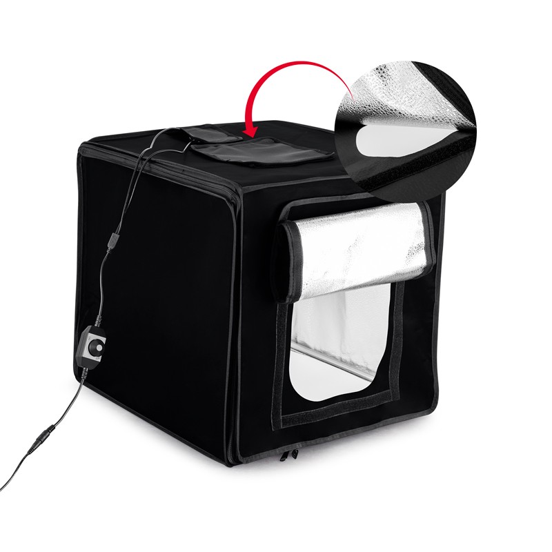 BOX MINI STUDIO PLIABLE AVEC LUMINOSITÉ RÉGLABLE STUDIO BOX M DE WI-LIGHT