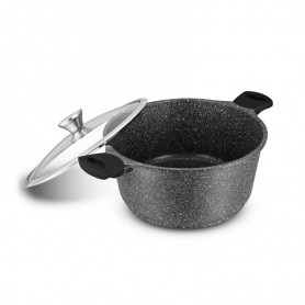 FAITOUT EN FONTE D'ALUMINIUM 24CM AVEC COUVERCLE GISORS FT24TFI DE DURAND DUPONT 2